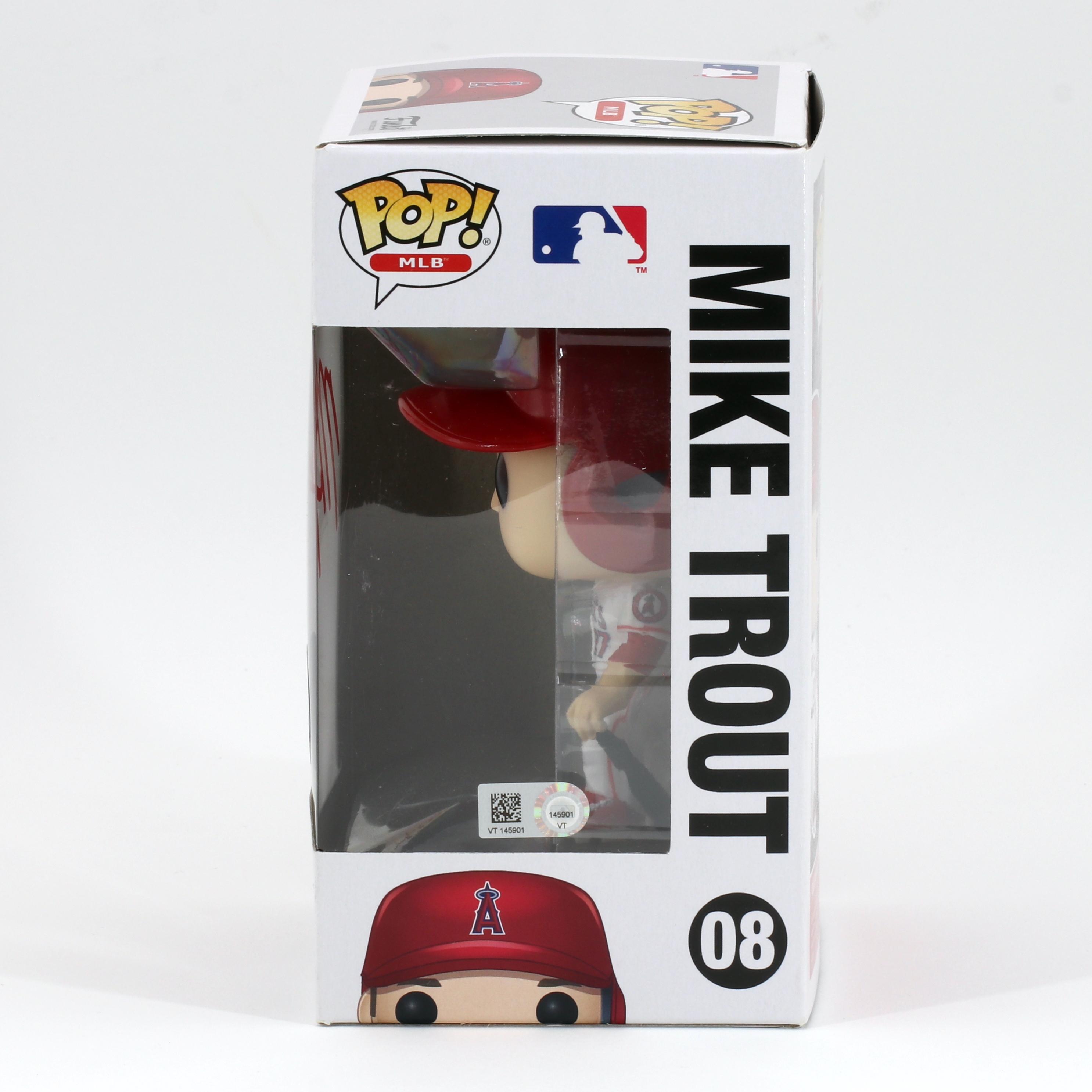 Mike Trout Signed Angels #08 Funko Pop! Vinyl Figure (MLB) at PristineAuction.com Mike Trout Signed Angels #08 Funko Pop! Vinyl Figure (MLB) at PristineAuction.com