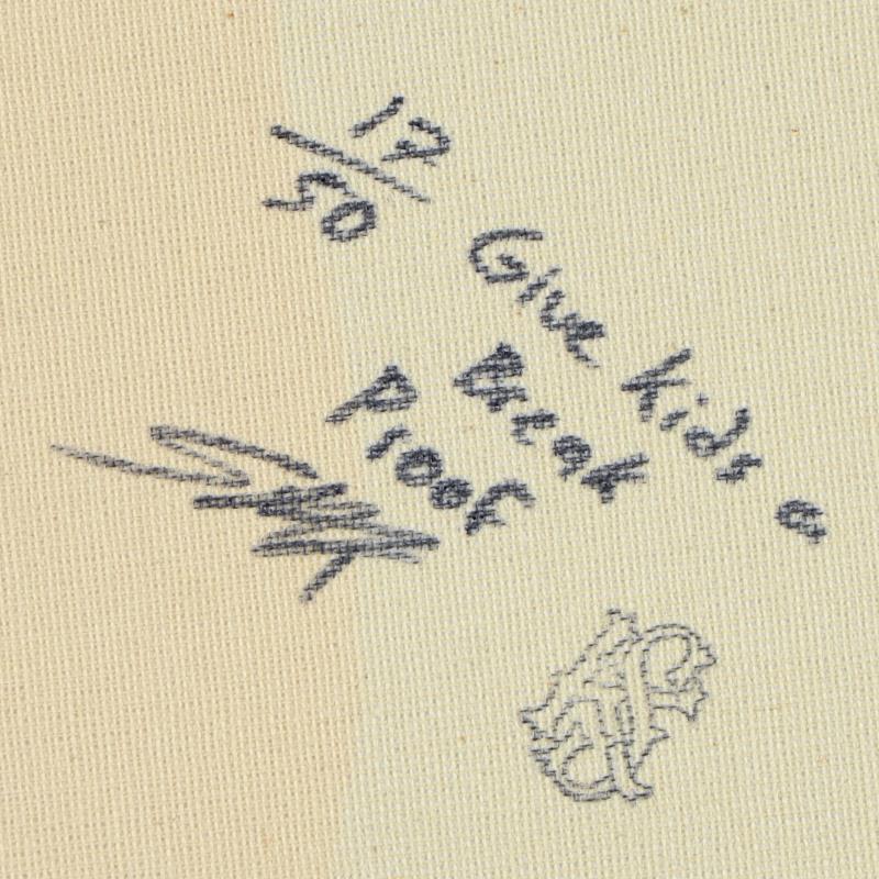 Steve Kaufman Signed "Martin Luther King" 24x24 LE Hand Pulled Silkscreen on Canvas #17/50 (PA) at PristineAuction.com Steve Kaufman Signed "Martin Luther King" 24x24 LE Hand Pulled Silkscreen on Canvas #17/50 (PA) at PristineAuction.com