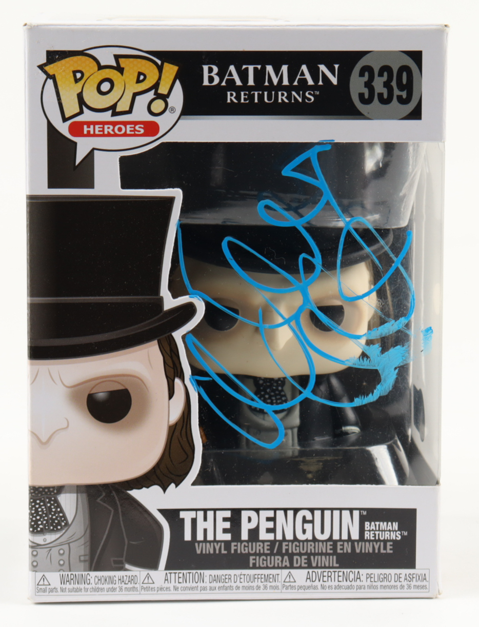 Danny Devito Signed "Batman Returns" #339 The Penguin Funko Pop! Vinyl Figure (Beckett) (See Description) at PristineAuction.com Danny Devito Signed "Batman Returns" #339 The Penguin Funko Pop! Vinyl Figure (Beckett) (See Description) at PristineAuction.com