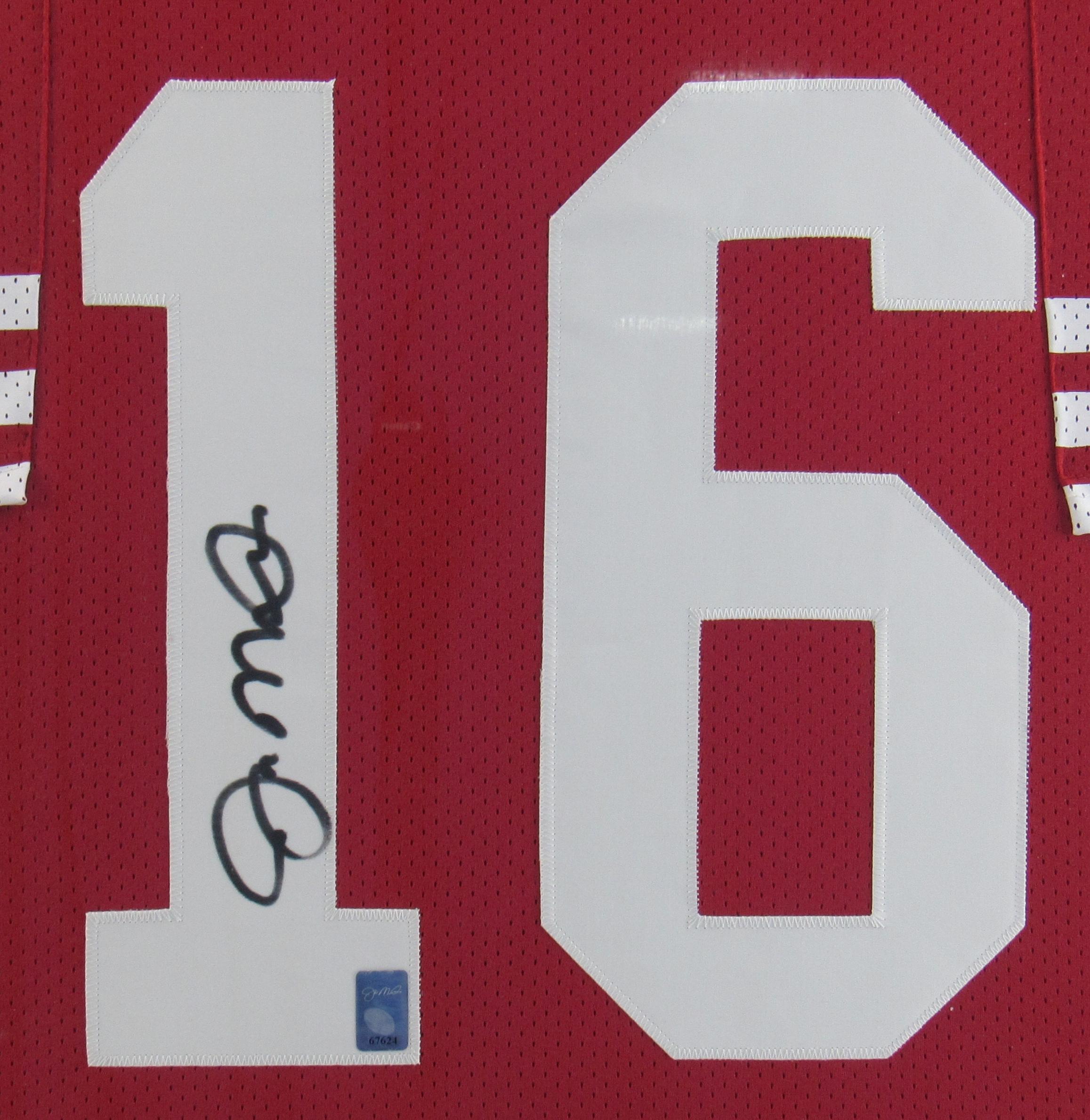 Joe Montana Signed Custom Framed Jersey Display (JSA & Montana) at PristineAuction.com Joe Montana Signed Custom Framed Jersey Display (JSA & Montana) at PristineAuction.com