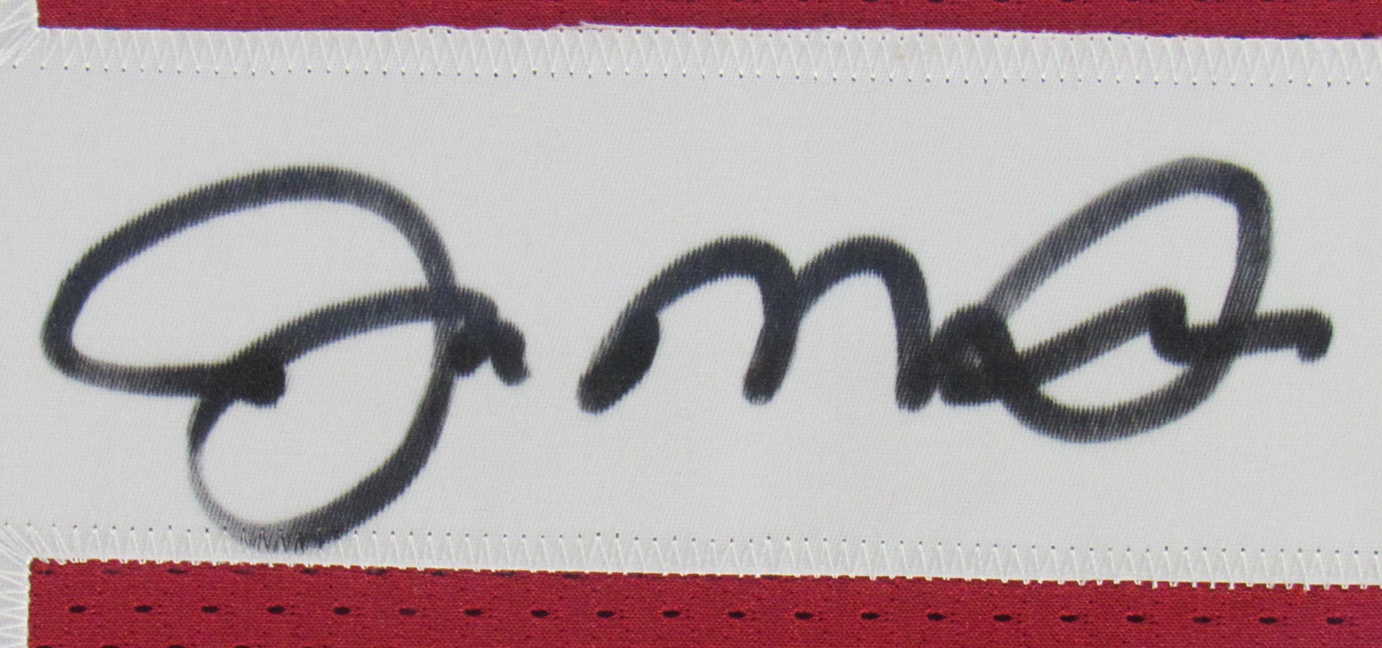 Joe Montana Signed Custom Framed Jersey Display (JSA & Montana) at PristineAuction.com Joe Montana Signed Custom Framed Jersey Display (JSA & Montana) at PristineAuction.com