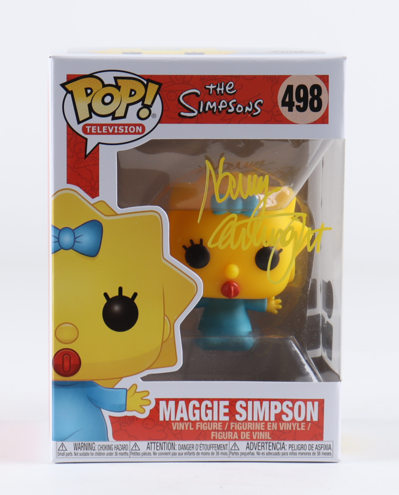Nancy Cartwright Signed "The Simpsons" #498 Maggie Simpson Funko Pop! Vinyl Figure (Beckett) at PristineAuction.com Nancy Cartwright Signed "The Simpsons" #498 Maggie Simpson Funko Pop! Vinyl Figure (Beckett) at PristineAuction.com