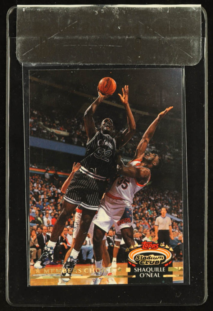Shaquille O'Neal 199293 Stadium Club 201 MC RC (Beckett Raw Card