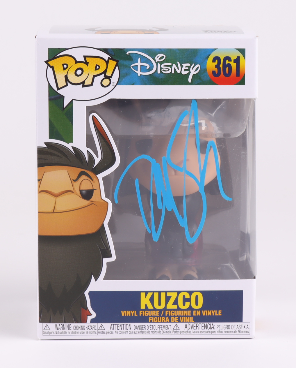 David Spade Signed Disney "The Emperor's New Groove" #361 Kuzco Funko Pop! Vinyl Figure (Beckett) at PristineAuction.com David Spade Signed Disney "The Emperor's New Groove" #361 Kuzco Funko Pop! Vinyl Figure (Beckett) at PristineAuction.com