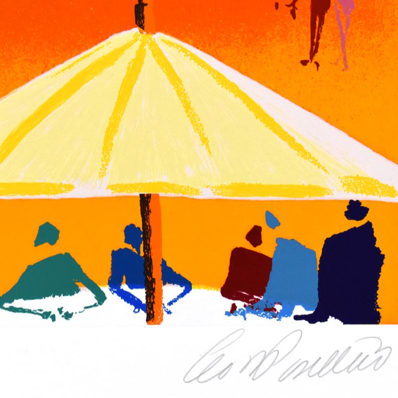 Leo Posillico Signed "Patio Country" Numbered LE 25x30 Serigraph (PA) at PristineAuction.com Leo Posillico Signed "Patio Country" Numbered LE 25x30 Serigraph (PA) at PristineAuction.com
