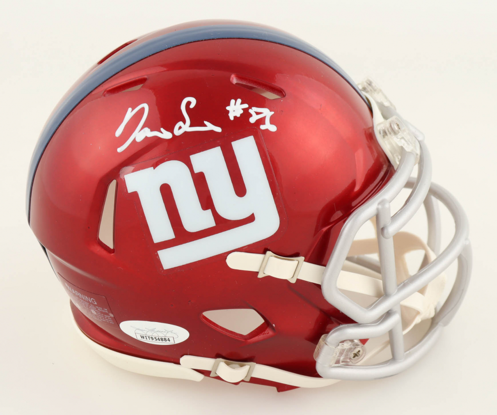 Darius Slayton Signed Giants Flash Alternate Speed Mini Helmet (JSA