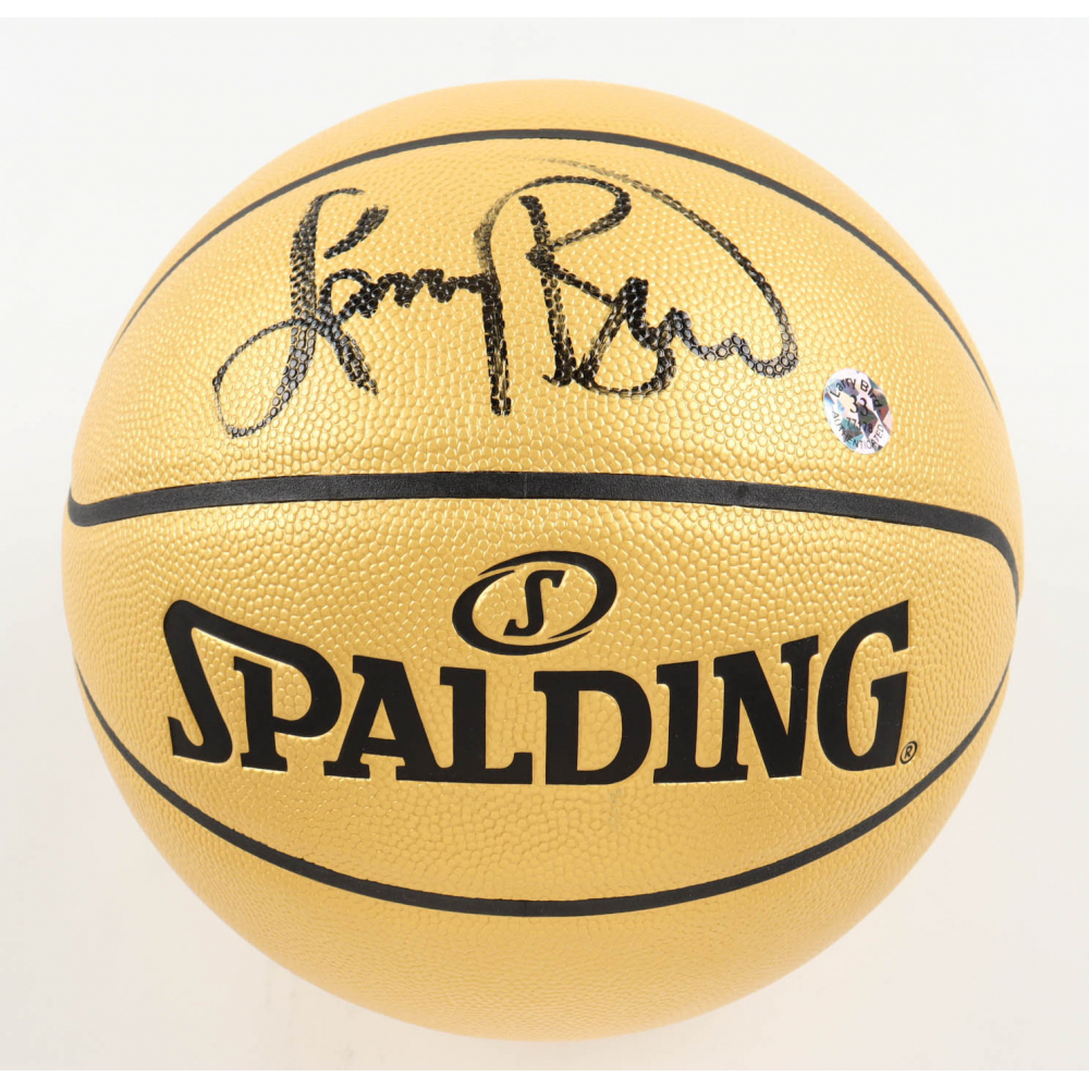 Larry Bird Signed Basketball (Bird) Pristine Auction
