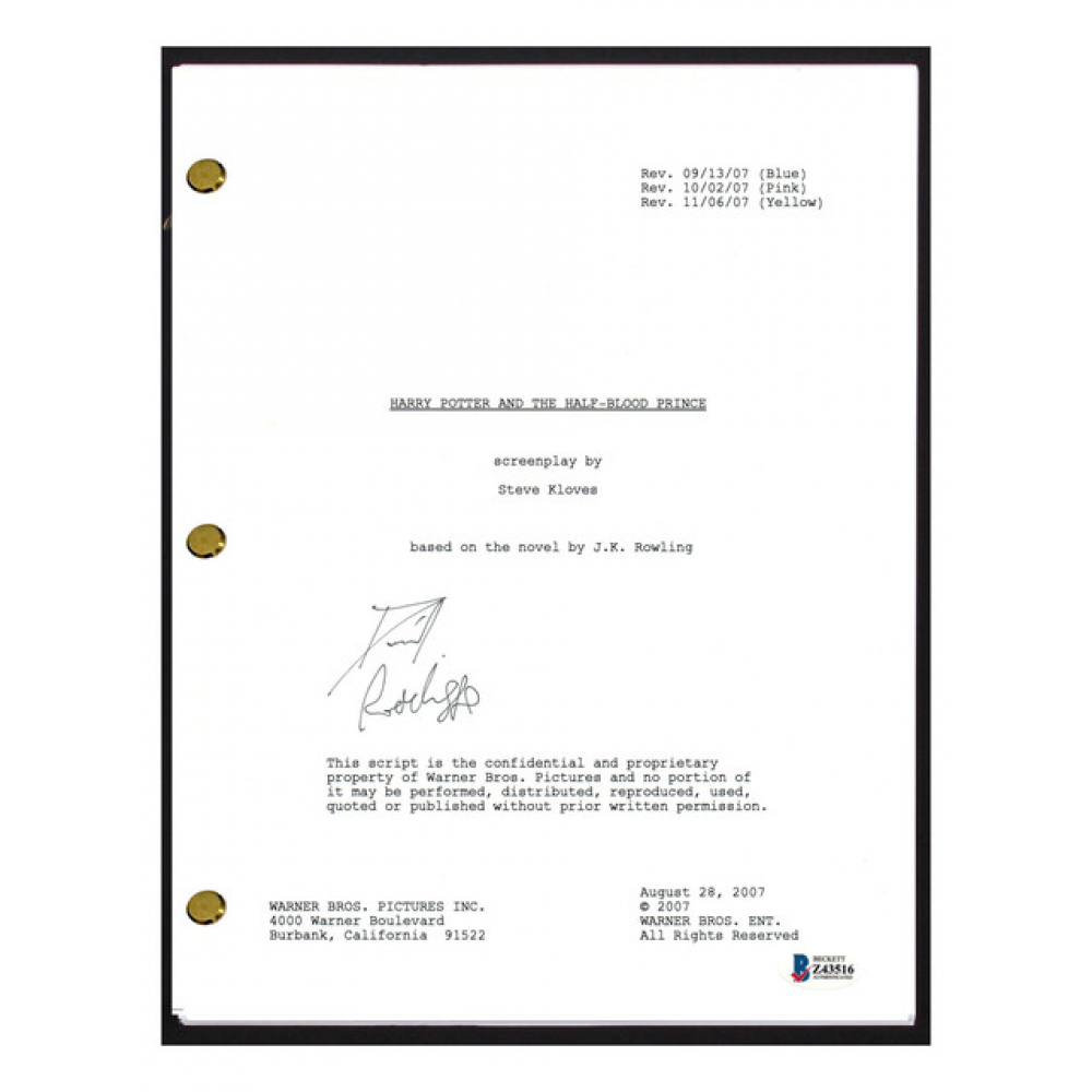 Daniel Radcliffe Signed 