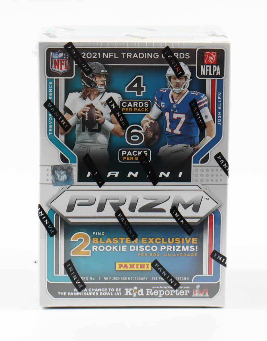 2021 Panini Prizm Football Blaster Box with (6) Packs at PristineAuction.com 2021 Panini Prizm Football Blaster Box with (6) Packs at PristineAuction.com