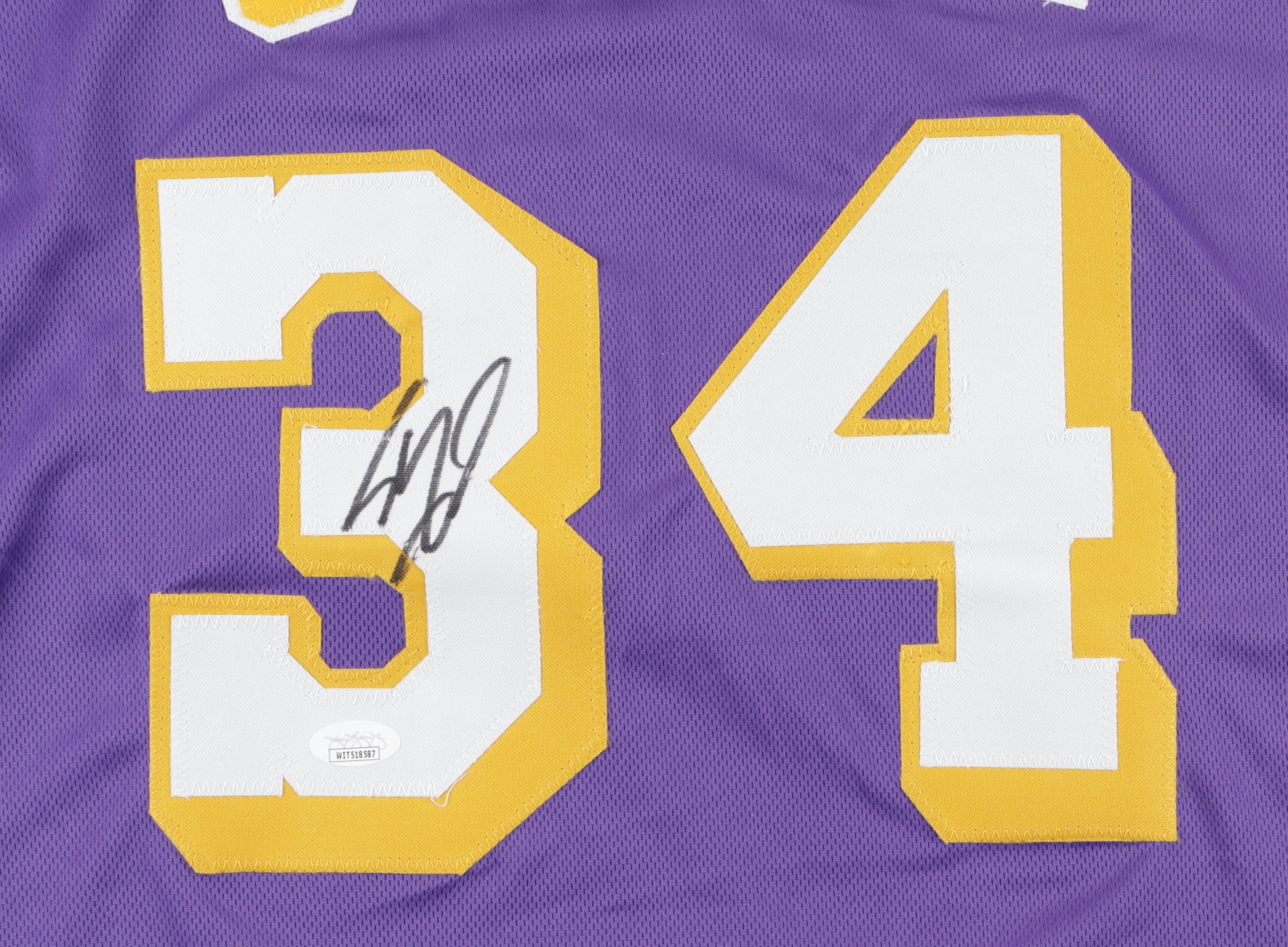 Shaquille O'Neal Signed Jersey (JSA) at PristineAuction.com Shaquille O'Neal Signed Jersey (JSA) at PristineAuction.com