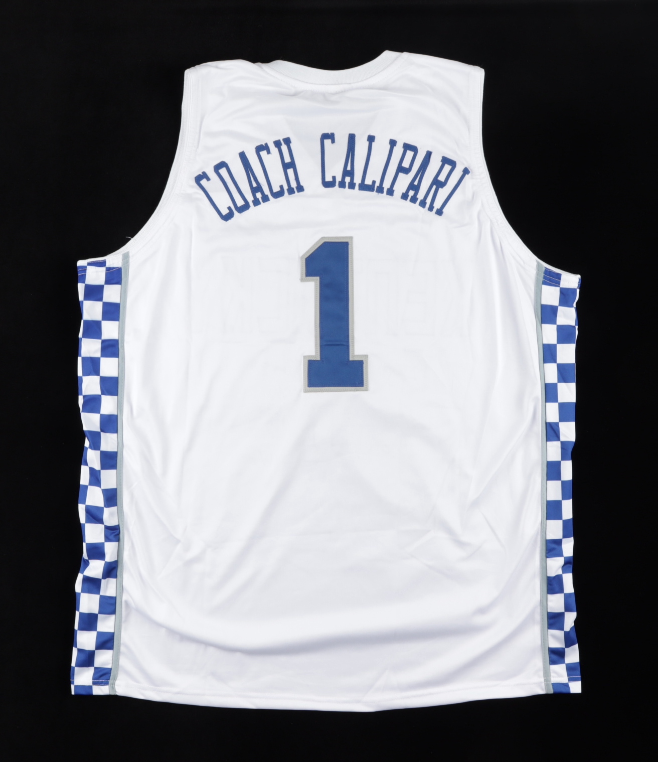 2021 Kentucky Wildcats Jersey Team-Signed by (12) with John Calipari, Bryce Hopkins, TyTy Washington, CJ Fredrick (Beckett) at PristineAuction.com 2021 Kentucky Wildcats Jersey Team-Signed by (12) with John Calipari, Bryce Hopkins, TyTy Washington, CJ Fredrick (Beckett) at PristineAuction.com