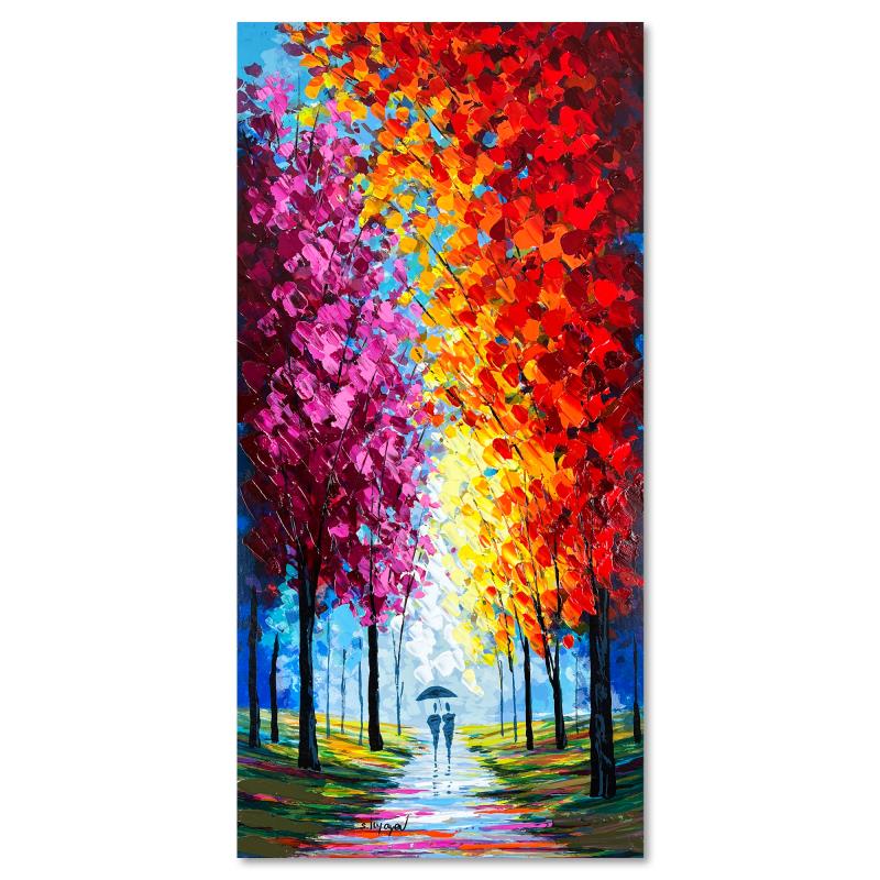 Slava Ilyayev Signed "Untitled" LE 13x28 Embellished Serigraph on Board (PA) at PristineAuction.com Slava Ilyayev Signed "Untitled" LE 13x28 Embellished Serigraph on Board (PA) at PristineAuction.com