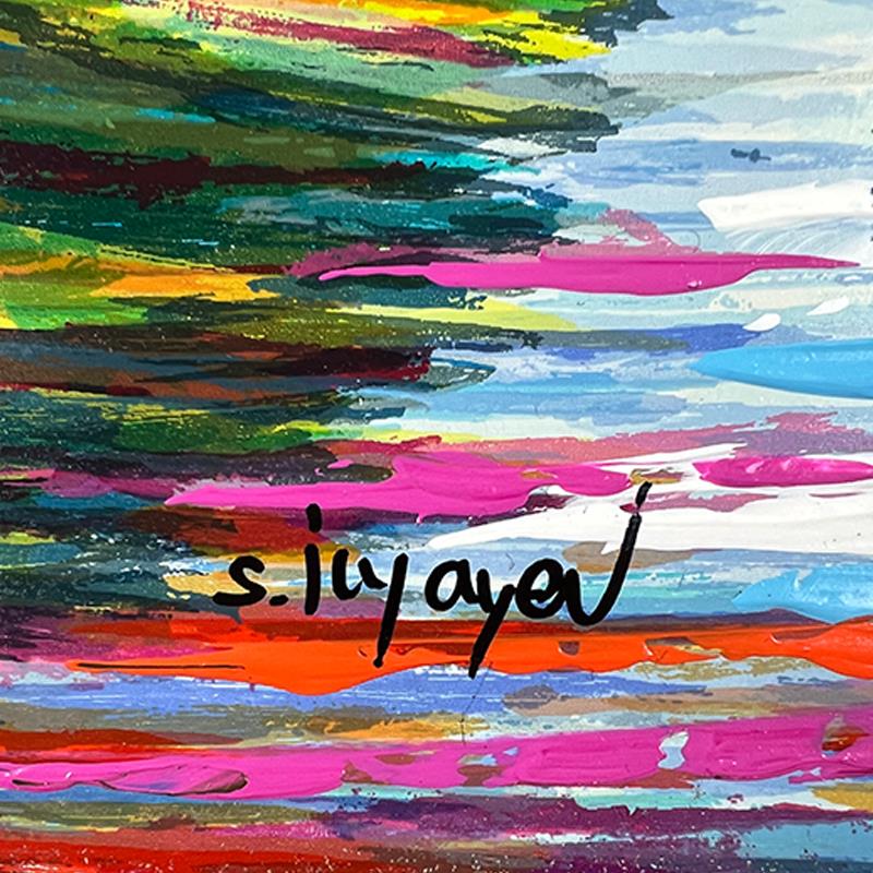 Slava Ilyayev Signed "Untitled" LE 13x28 Embellished Serigraph on Board (PA) at PristineAuction.com Slava Ilyayev Signed "Untitled" LE 13x28 Embellished Serigraph on Board (PA) at PristineAuction.com