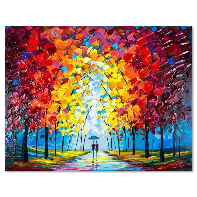 Slava Ilyayev Signed "Untitled" LE 13x16 Embellished Serigraph on Board (PA) at PristineAuction.com Slava Ilyayev Signed "Untitled" LE 13x16 Embellished Serigraph on Board (PA) at PristineAuction.com