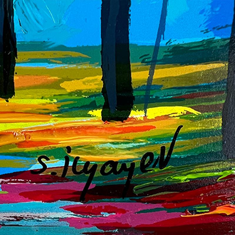 Slava Ilyayev Signed "Untitled" LE 13x16 Embellished Serigraph on Board (PA) at PristineAuction.com Slava Ilyayev Signed "Untitled" LE 13x16 Embellished Serigraph on Board (PA) at PristineAuction.com