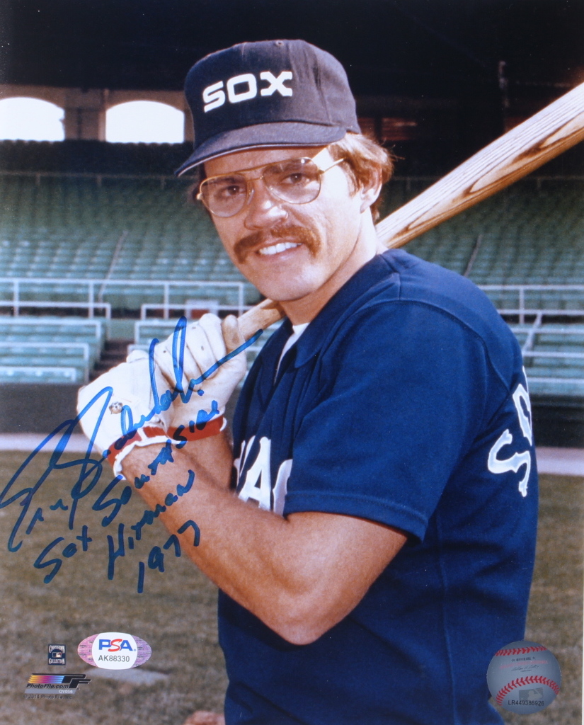 Eric Soderholm Rangers Eric Soderholm Signed White Sox 8x10 Photo Inscribed
