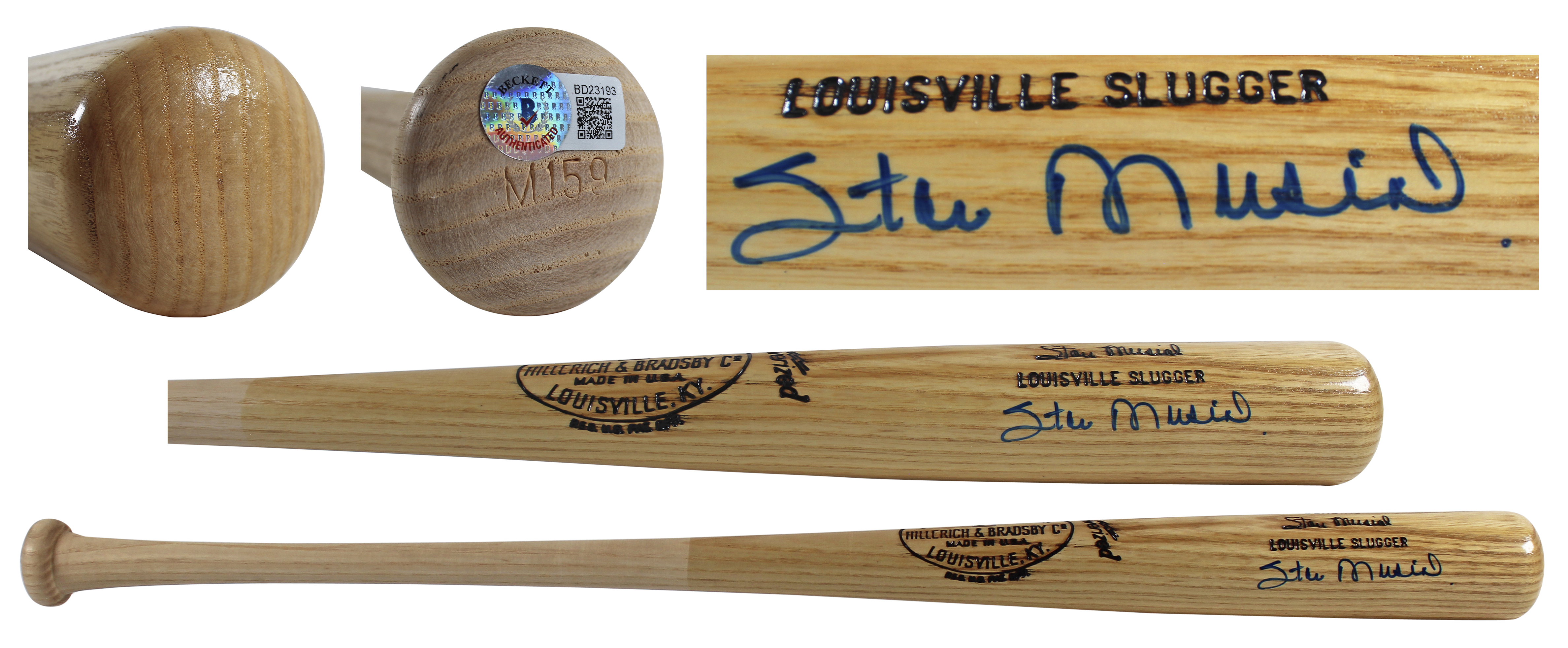 Stan Musial Signed Louisville Slugger Player Model Baseball Bat (Beckett) at PristineAuction.com Stan Musial Signed Louisville Slugger Player Model Baseball Bat (Beckett) at PristineAuction.com