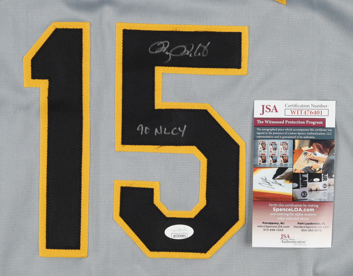 Doug Drabek Signed Jersey Inscribed "90 NL CY" (JSA) at PristineAuction.com Doug Drabek Signed Jersey Inscribed "90 NL CY" (JSA) at PristineAuction.com