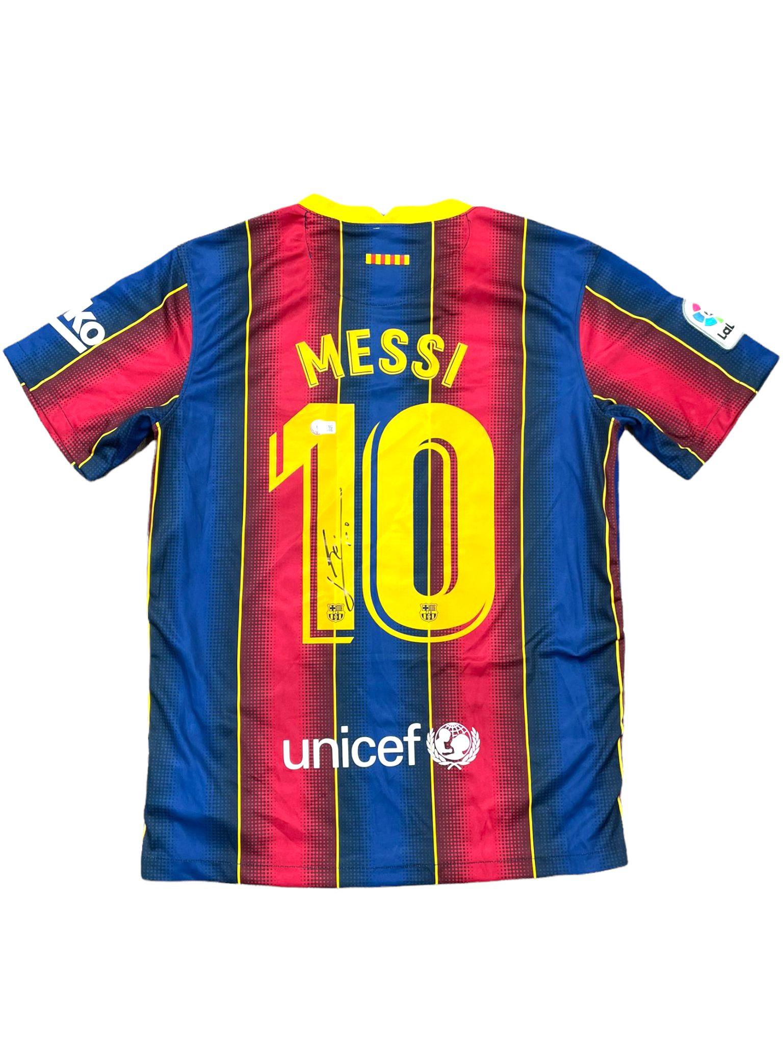 Lionel Messi Signed Barcelona Jersey (Beckett) at PristineAuction.com Lionel Messi Signed Barcelona Jersey (Beckett) at PristineAuction.com