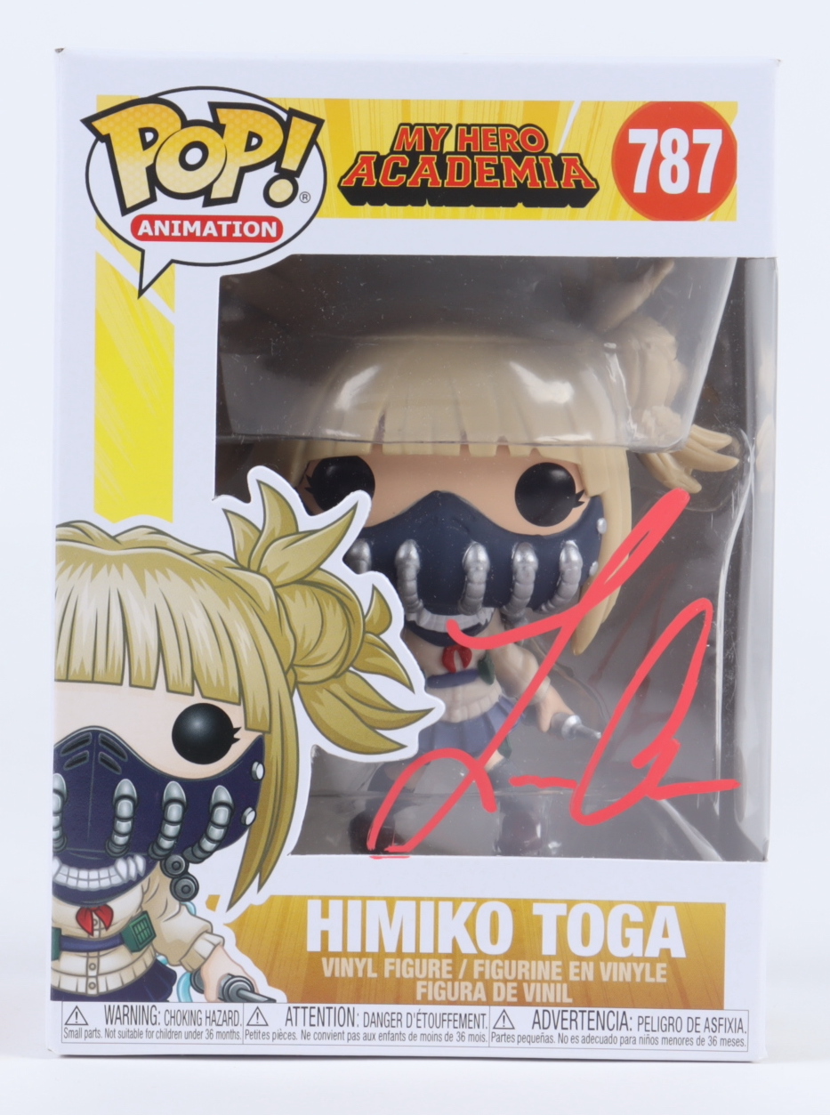 Leah Clark Signed "My Hero Academia" #787 Himiko Toga Funko Pop! Vinyl Figure (JSA) at PristineAuction.com Leah Clark Signed "My Hero Academia" #787 Himiko Toga Funko Pop! Vinyl Figure (JSA) at PristineAuction.com