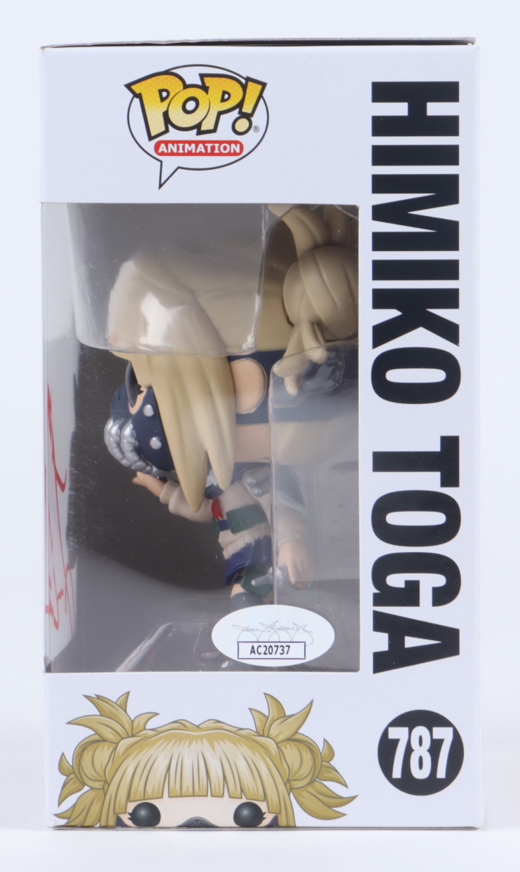 Leah Clark Signed "My Hero Academia" #787 Himiko Toga Funko Pop! Vinyl Figure (JSA) at PristineAuction.com Leah Clark Signed "My Hero Academia" #787 Himiko Toga Funko Pop! Vinyl Figure (JSA) at PristineAuction.com