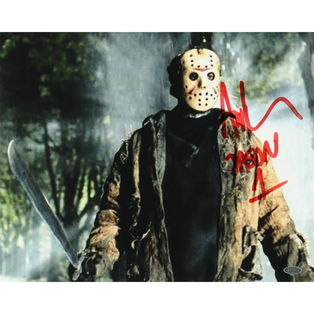 ARI LEHMAN Jason Friday the 13th cast signed autographed photo COA Hologram main image 0