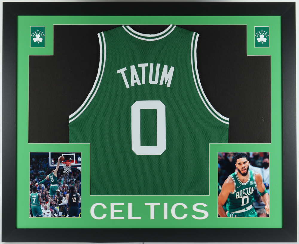 Jayson Tatum Custom Framed Jersey Display at PristineAuction.com Jayson Tatum Custom Framed Jersey Display at PristineAuction.com
