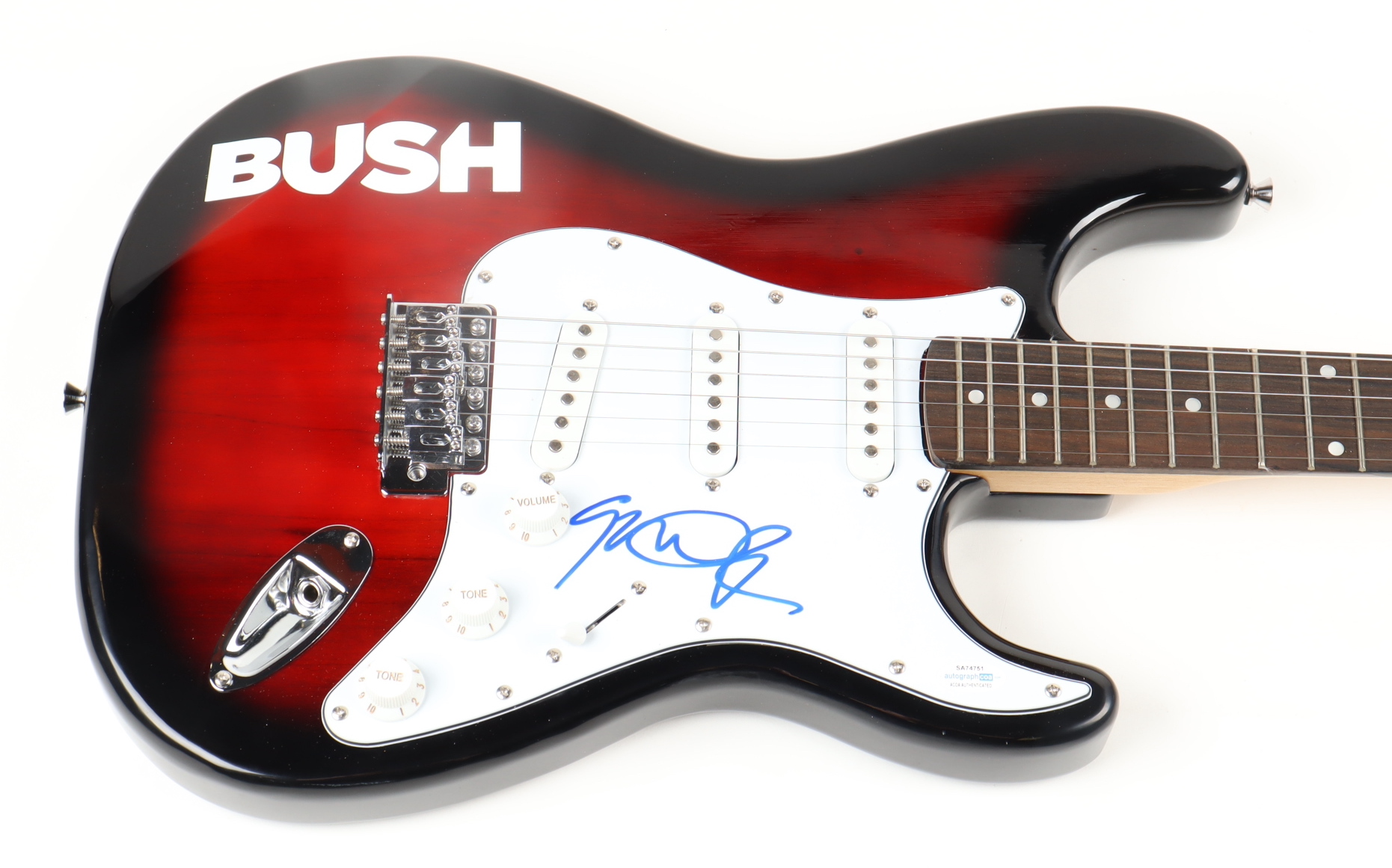 Gavin Rossdale Signed "Bush" 39" Electric Guitar (AutographCOA) at PristineAuction.com Gavin Rossdale Signed "Bush" 39" Electric Guitar (AutographCOA) at PristineAuction.com