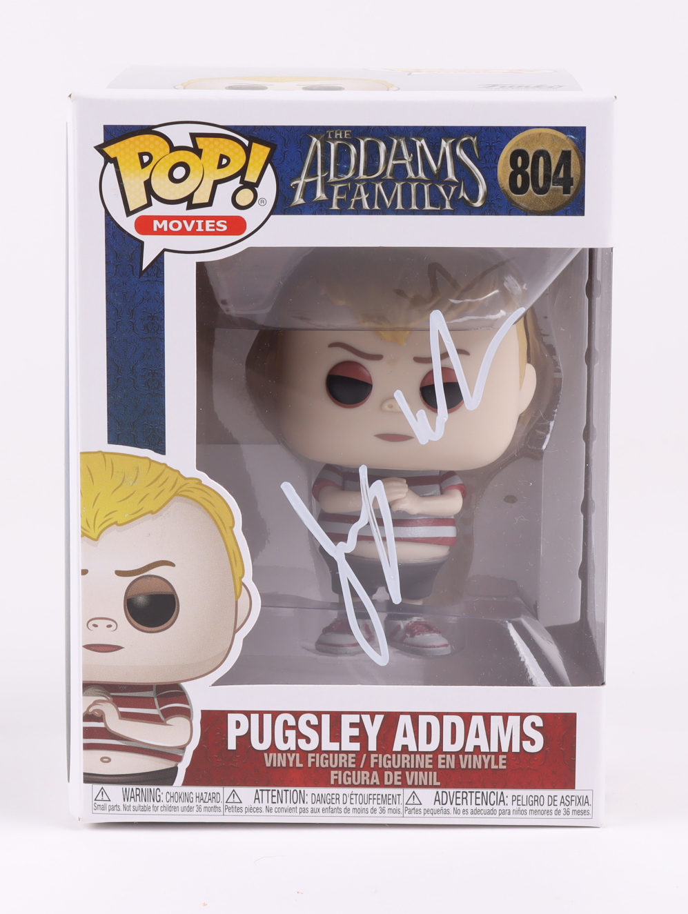 Jimmy Workman Signed "The Addams Family" #804 Pugsley Addams Funko Pop! Vinyl Figure (Schwartz) at PristineAuction.com Jimmy Workman Signed "The Addams Family" #804 Pugsley Addams Funko Pop! Vinyl Figure (Schwartz) at PristineAuction.com