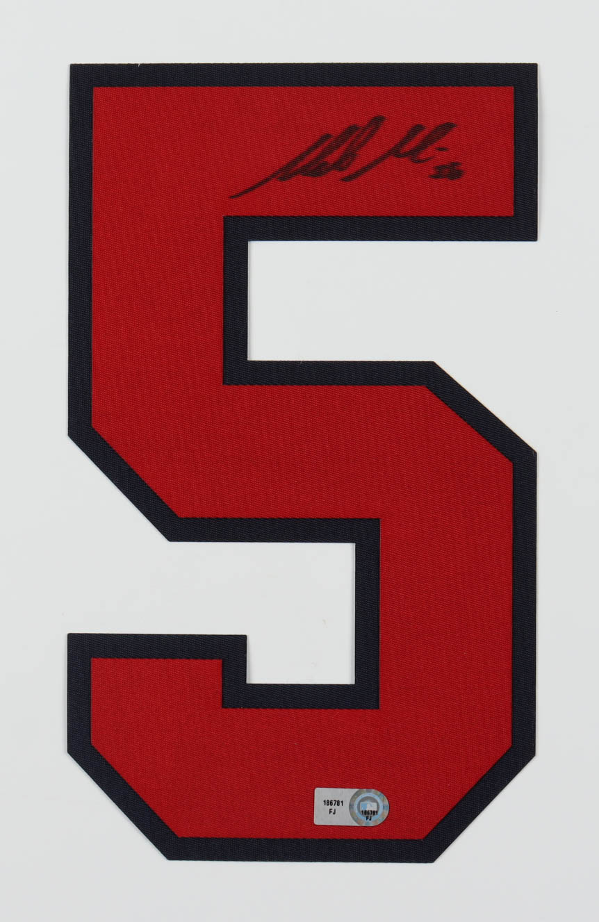 Mike Minor Signed Jersey Number "5" Patch (MLB) at PristineAuction.com Mike Minor Signed Jersey Number "5" Patch (MLB) at PristineAuction.com