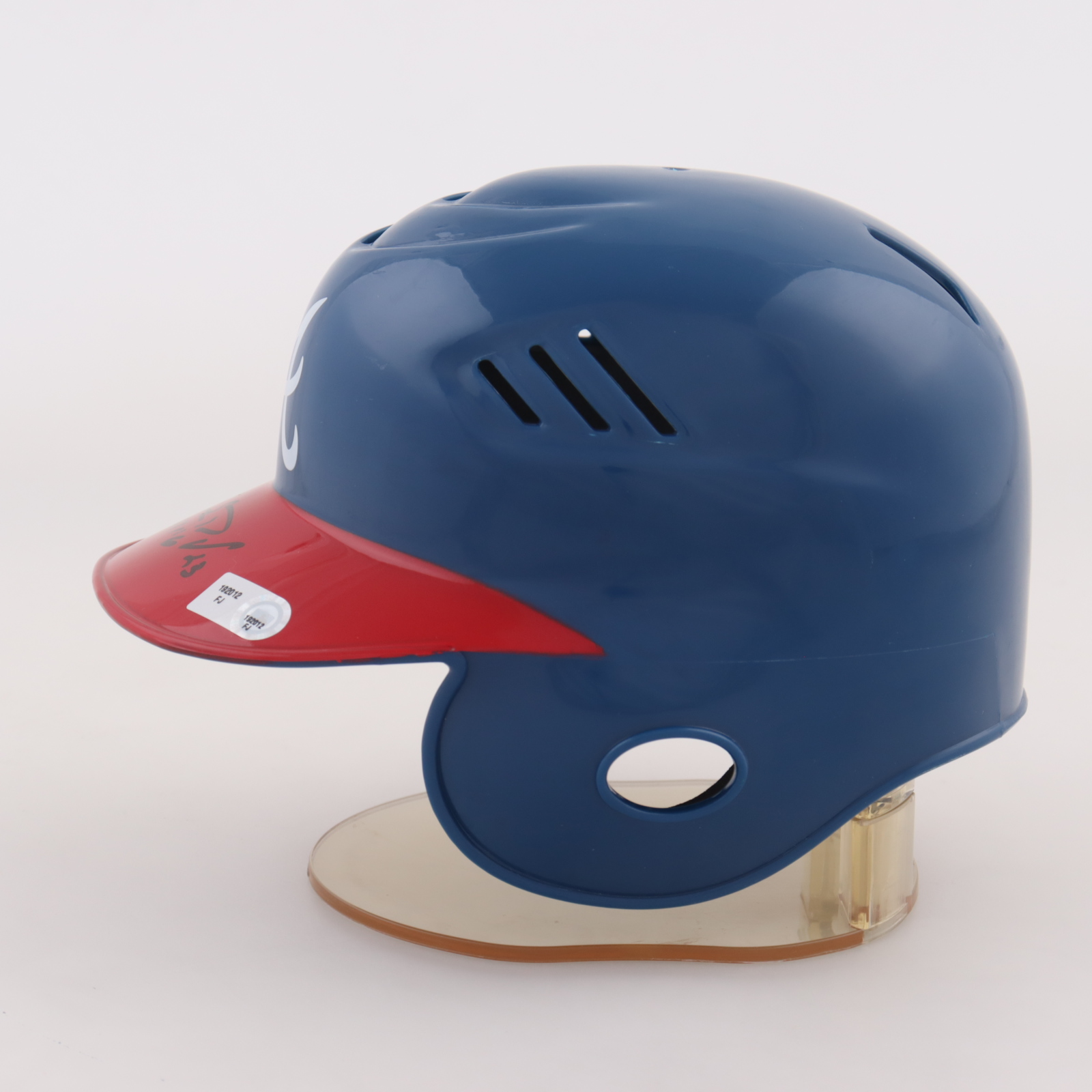 Matt Diaz Signed Braves Mini Helmet (MLB) at PristineAuction.com Matt Diaz Signed Braves Mini Helmet (MLB) at PristineAuction.com