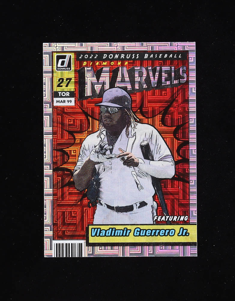 Vladimir Guerrero Jr. 2022 Donruss Marvels Vector #7 at PristineAuction.com Vladimir Guerrero Jr. 2022 Donruss Marvels Vector #7 at PristineAuction.com