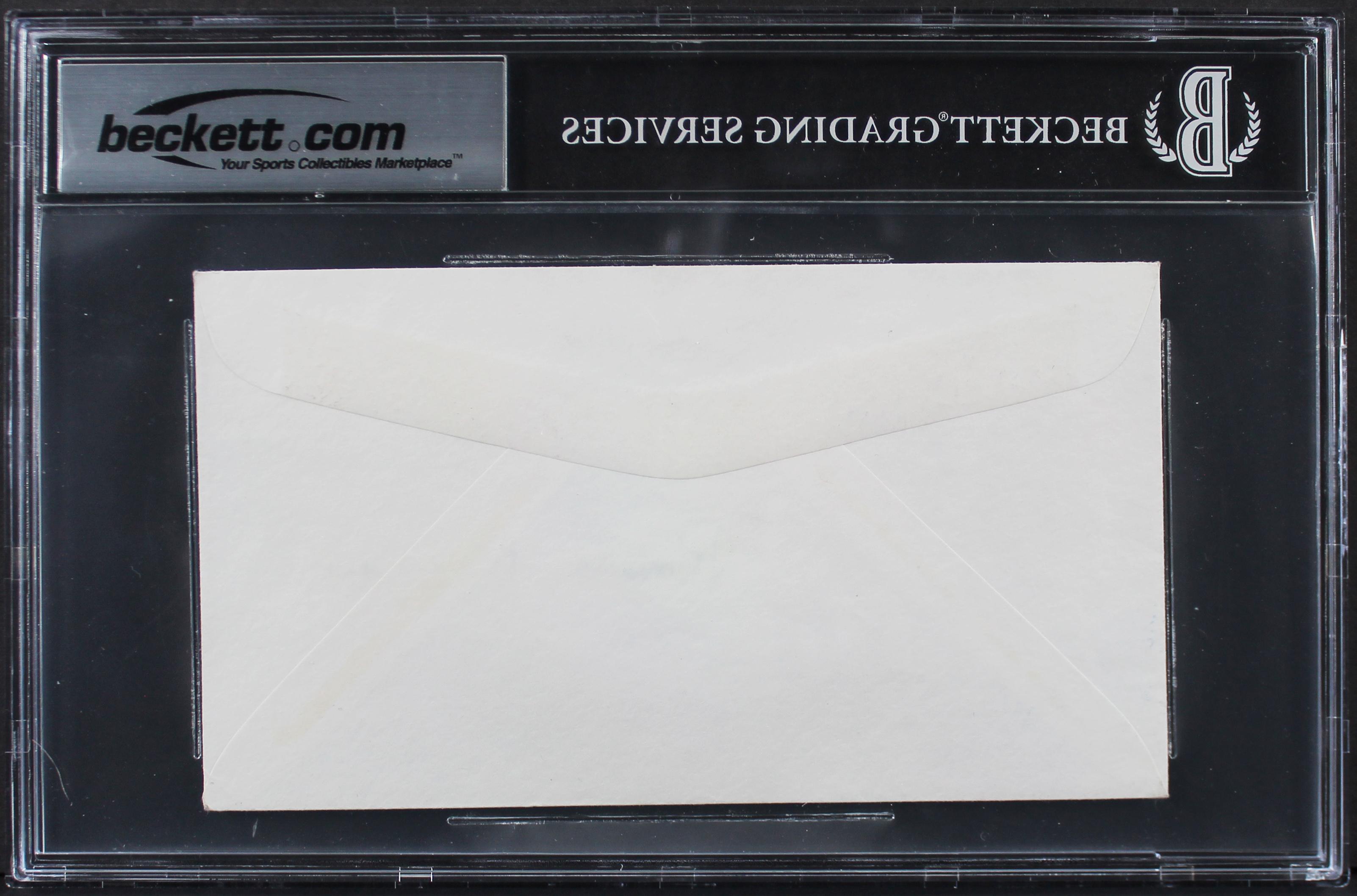 Ronald Reagan & George H.W. Bush Signed "Inauguration Day" 1985 FDC Envelope (BGS) at PristineAuction.com Ronald Reagan & George H.W. Bush Signed "Inauguration Day" 1985 FDC Envelope (BGS) at PristineAuction.com