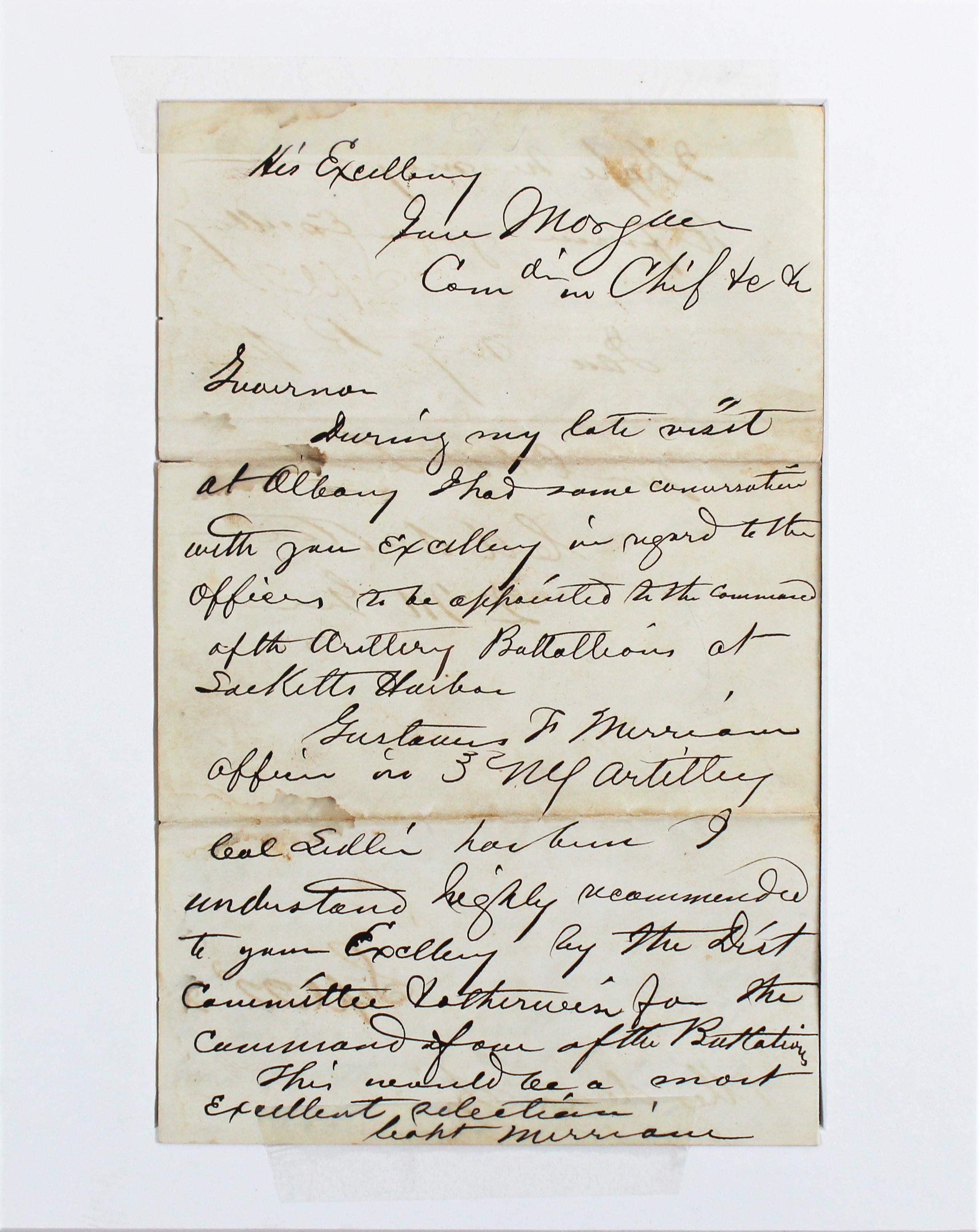 Chester A. Arthur Signed 5.5x8.25 Custom Matted Letter (Beckett) at PristineAuction.com Chester A. Arthur Signed 5.5x8.25 Custom Matted Letter (Beckett) at PristineAuction.com