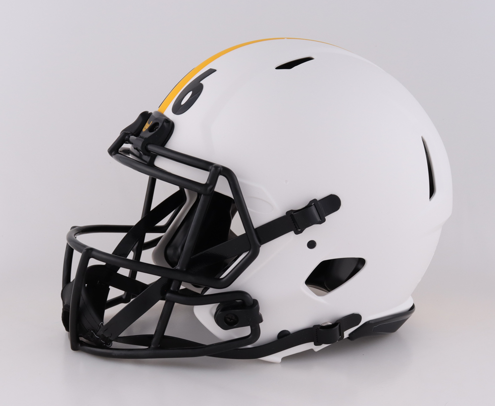 Hines Ward Signed Steelers Full-Size Authentic On-Field Lunar Eclipse Alternate Speed Helmet Inscribed "SB XL MVP" (Beckett) at PristineAuction.com Hines Ward Signed Steelers Full-Size Authentic On-Field Lunar Eclipse Alternate Speed Helmet Inscribed "SB XL MVP" (Beckett) at PristineAuction.com