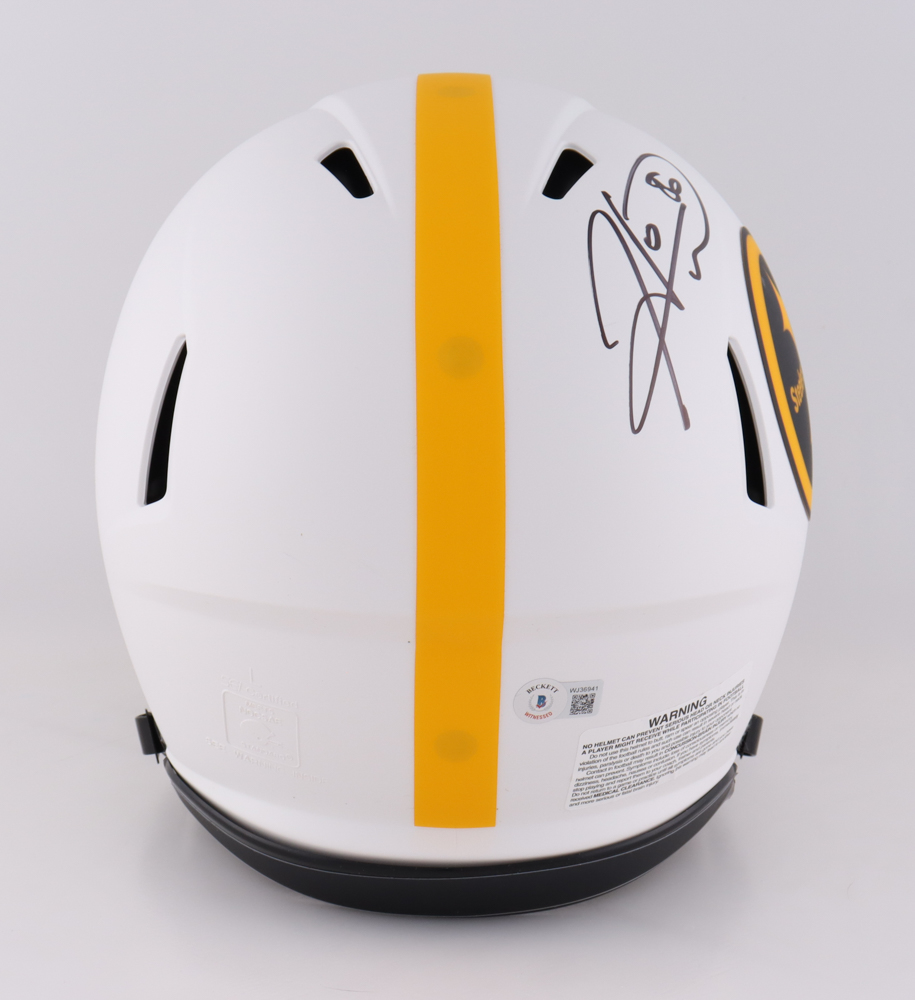 Hines Ward Signed Steelers Full-Size Authentic On-Field Lunar Eclipse Alternate Speed Helmet Inscribed "SB XL MVP" (Beckett) at PristineAuction.com Hines Ward Signed Steelers Full-Size Authentic On-Field Lunar Eclipse Alternate Speed Helmet Inscribed "SB XL MVP" (Beckett) at PristineAuction.com