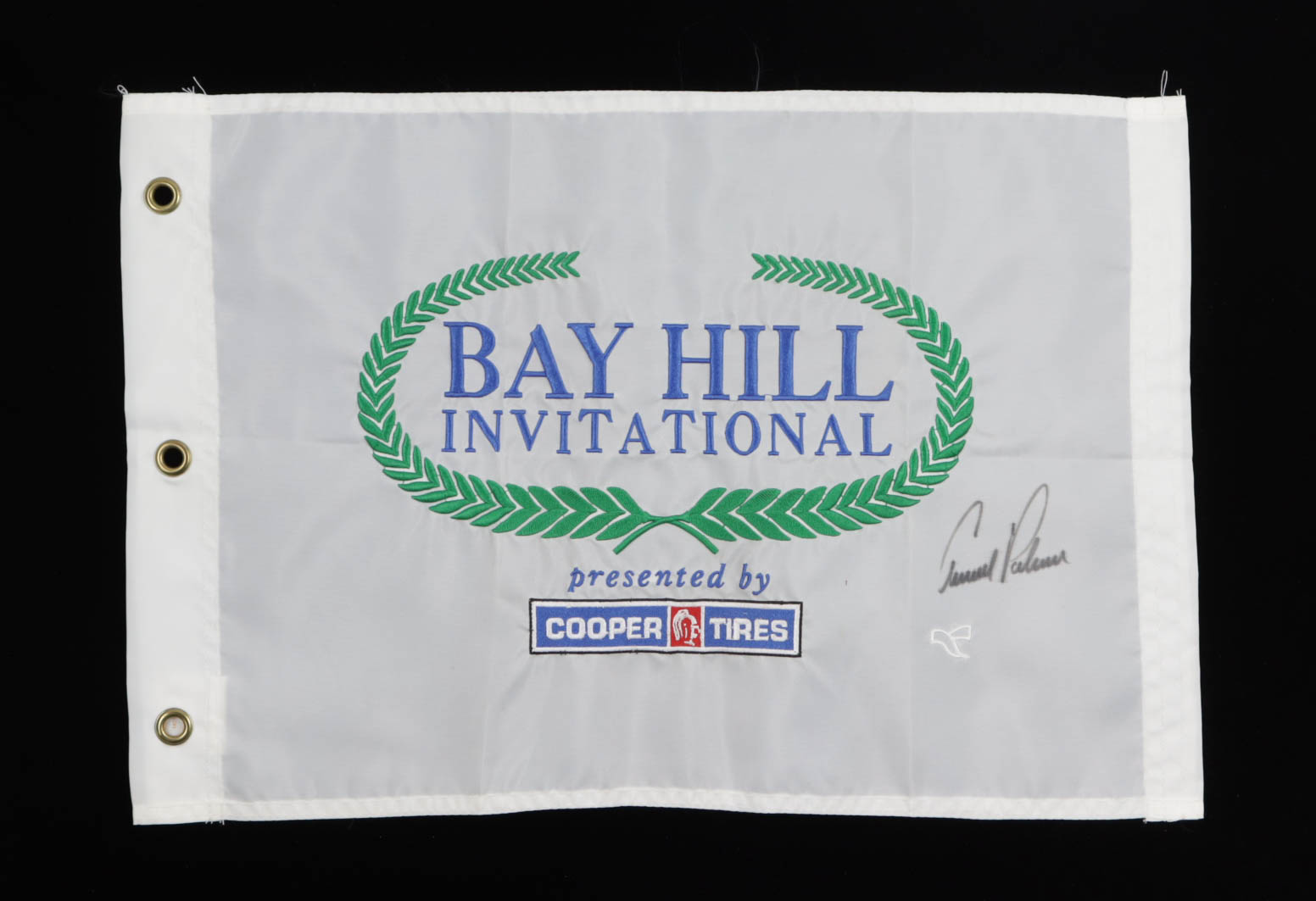 Arnold Palmer Signed Bay Hill Invitational Golf Pin Flag (Beckett) at PristineAuction.com Arnold Palmer Signed Bay Hill Invitational Golf Pin Flag (Beckett) at PristineAuction.com