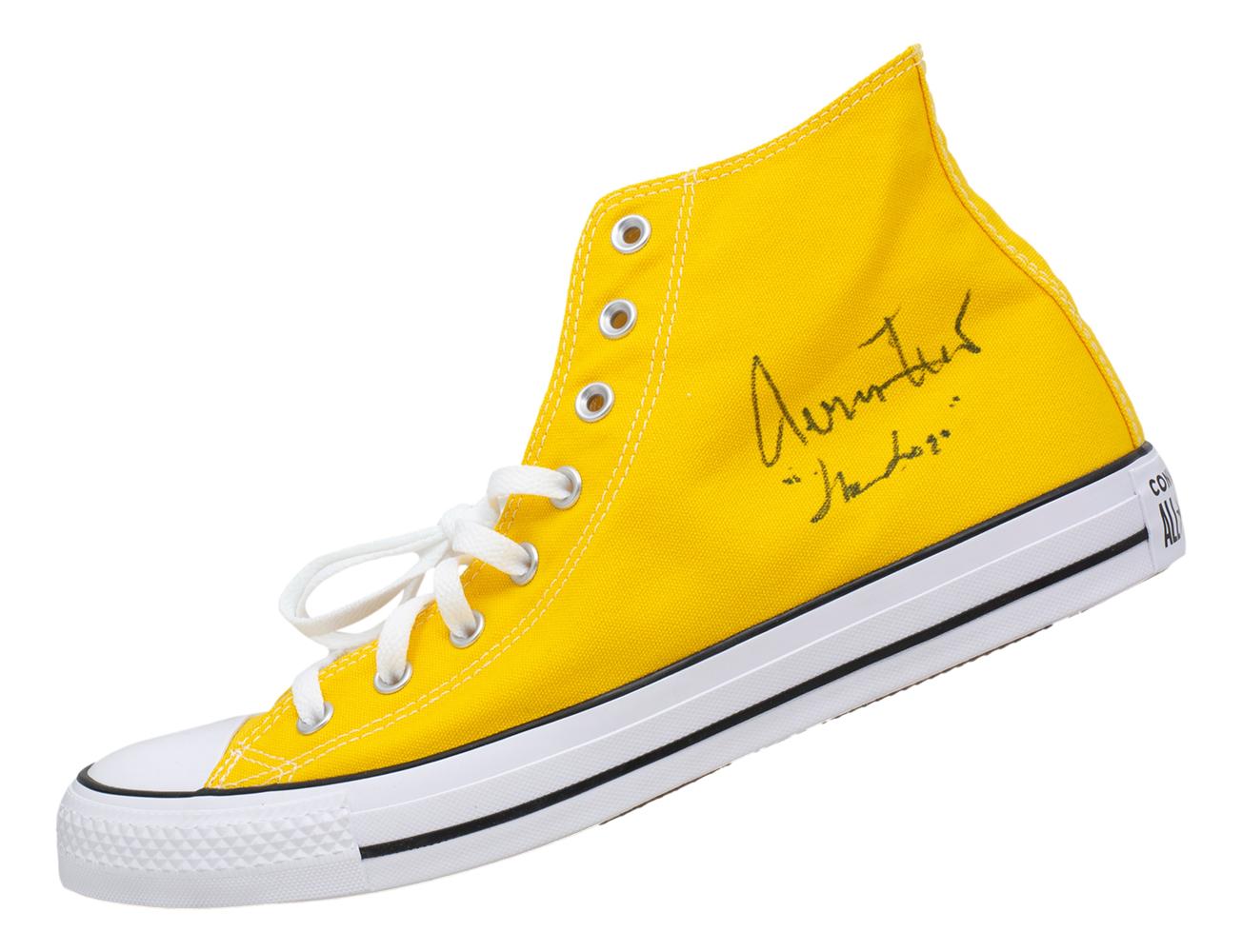 Jerry West Signed Converse Basketball Shoe Inscribed "The Logo" (JSA) at PristineAuction.com Jerry West Signed Converse Basketball Shoe Inscribed "The Logo" (JSA) at PristineAuction.com