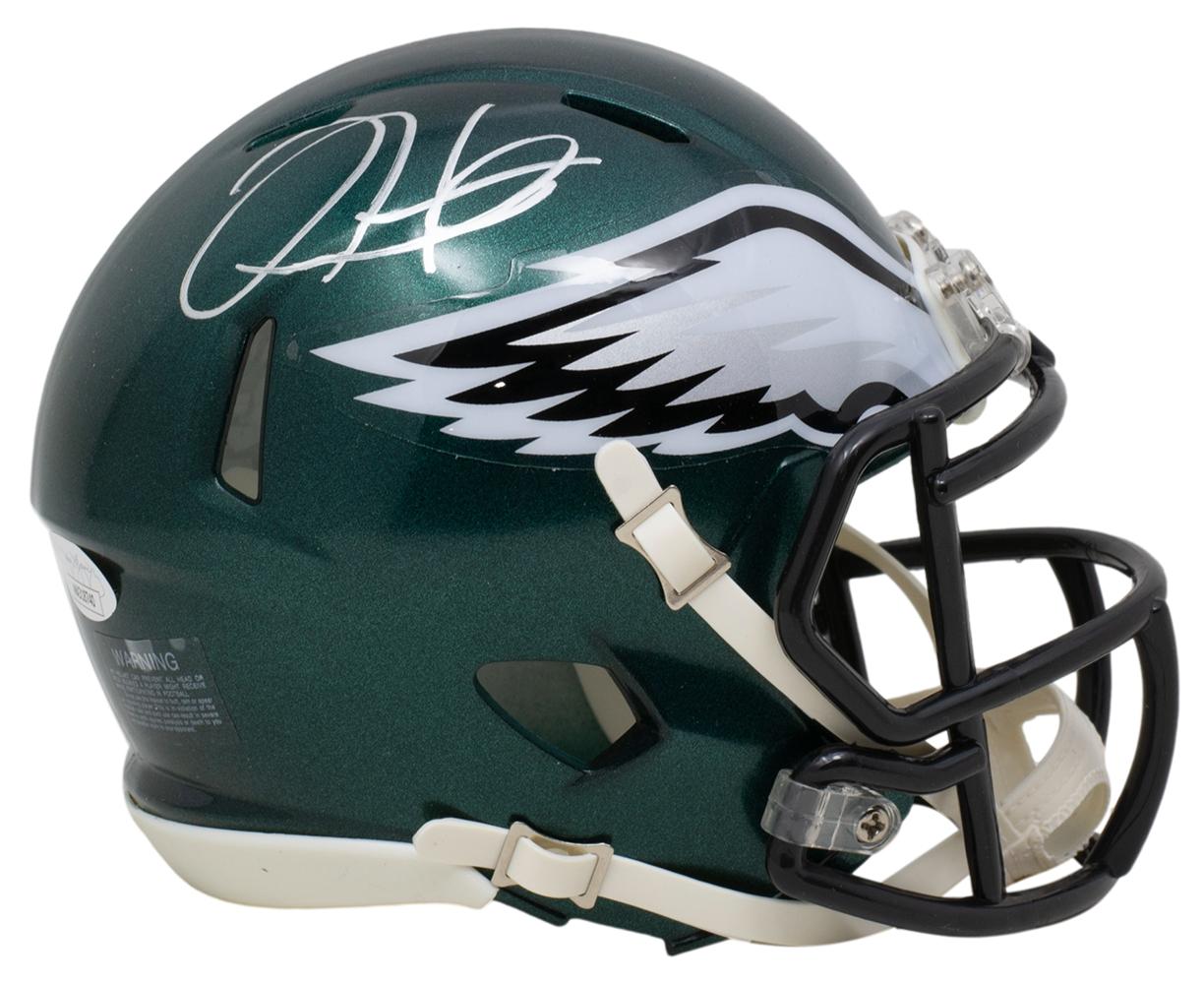 Jalen Hurts Signed Eagles Speed Mini Helmet (JSA) at PristineAuction.com Jalen Hurts Signed Eagles Speed Mini Helmet (JSA) at PristineAuction.com