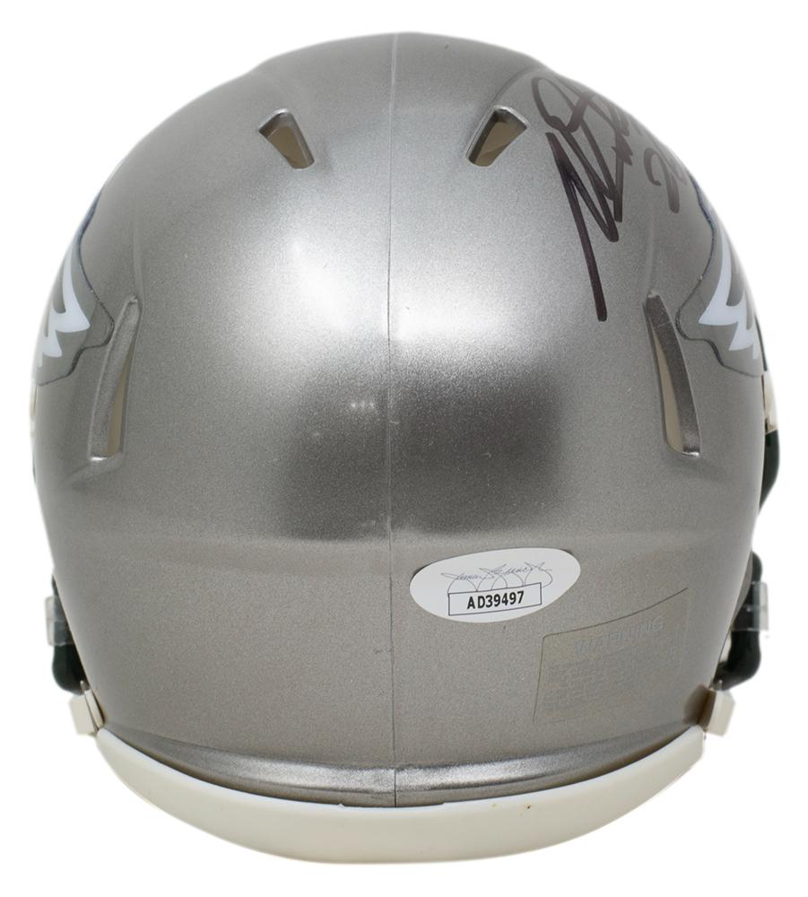 Miles Sanders Signed Eagles Flash Alternate Speed Mini Helmet (JSA) at PristineAuction.com Miles Sanders Signed Eagles Flash Alternate Speed Mini Helmet (JSA) at PristineAuction.com