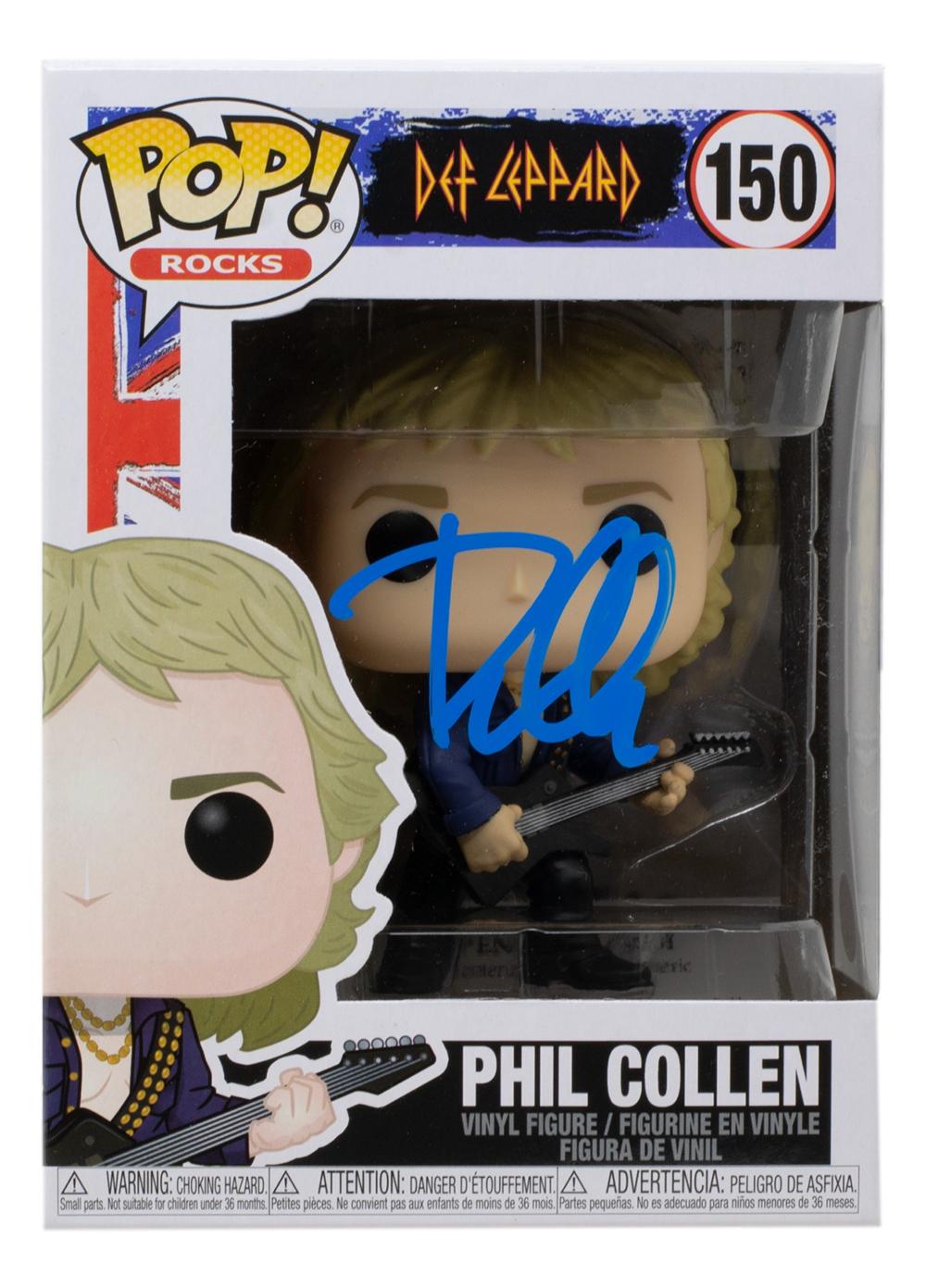 Phil Collen Signed "Def Leppard" #150 Funko Pop! Vinyl Figure (JSA) at PristineAuction.com Phil Collen Signed "Def Leppard" #150 Funko Pop! Vinyl Figure (JSA) at PristineAuction.com