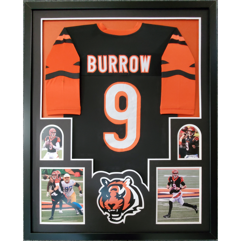 Joe Burrow Custom Framed Jersey Display Pristine Auction