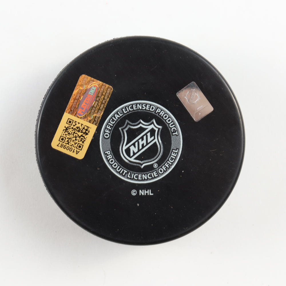 Mike Modano Signed Stars Logo Hockey Puck (Players Ink) | Pristine Auction