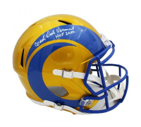Dick Vermeil Signed Rams Full-Size Flash Alternate Speed Helmet Inscribed "HOF 2022" (Radtke) at PristineAuction.com