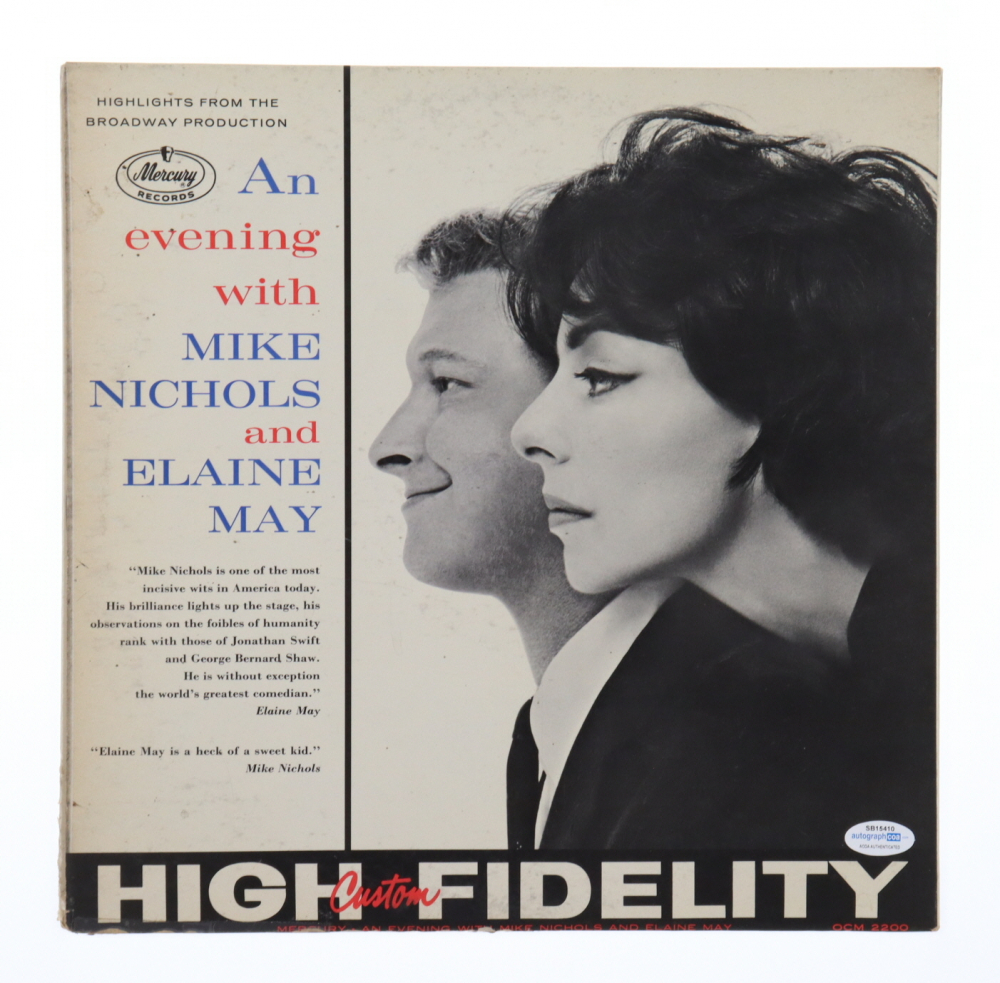 Mike Nichols Signed "An Evening With Mike Nichols And Elaine May" Vinyl - An Evening With Mike Nichols And Elaine May