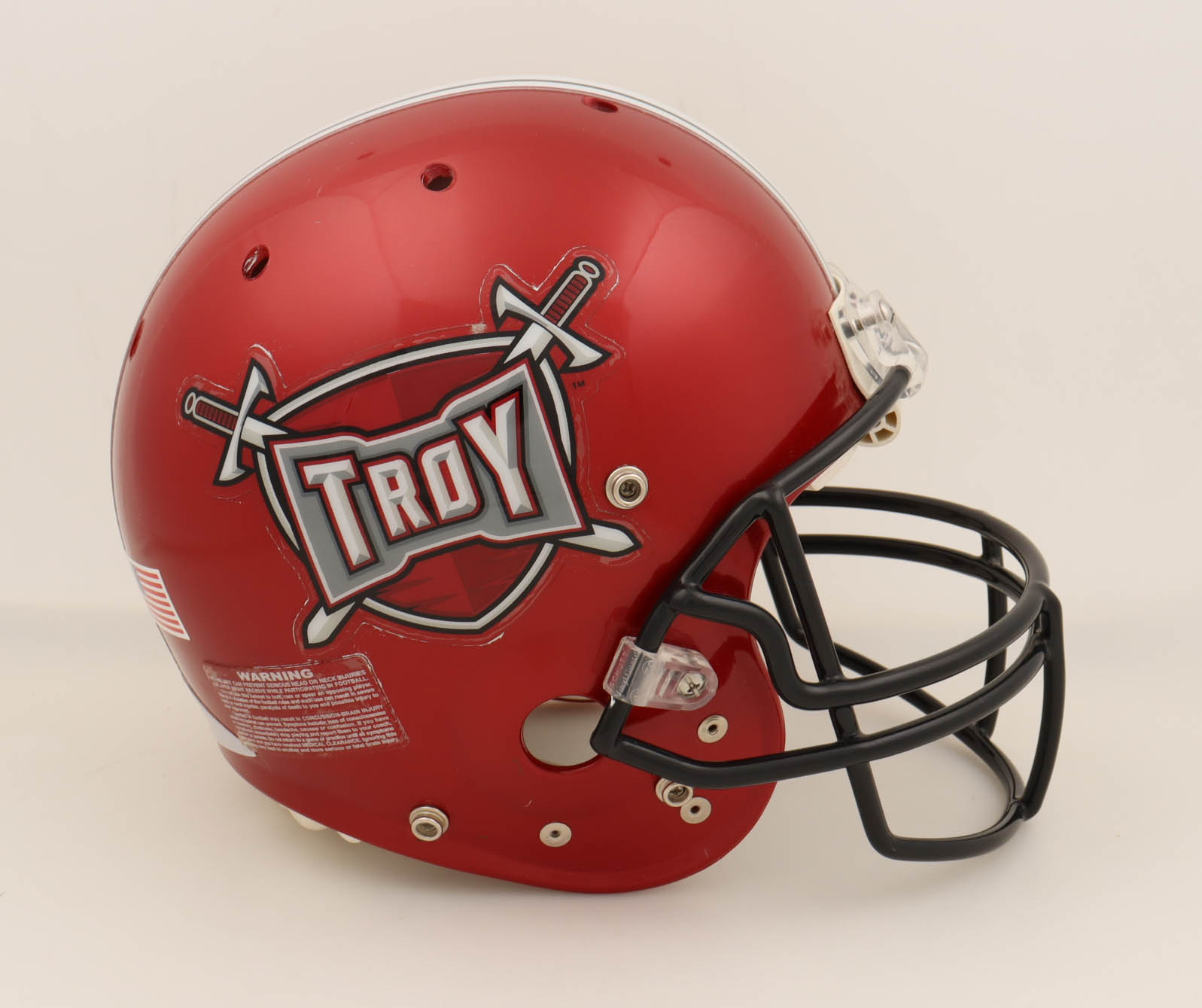 Troy Trojans Full-Size Authentic On-Field Helmet at PristineAuction.com Troy Trojans Full-Size Authentic On-Field Helmet at PristineAuction.com