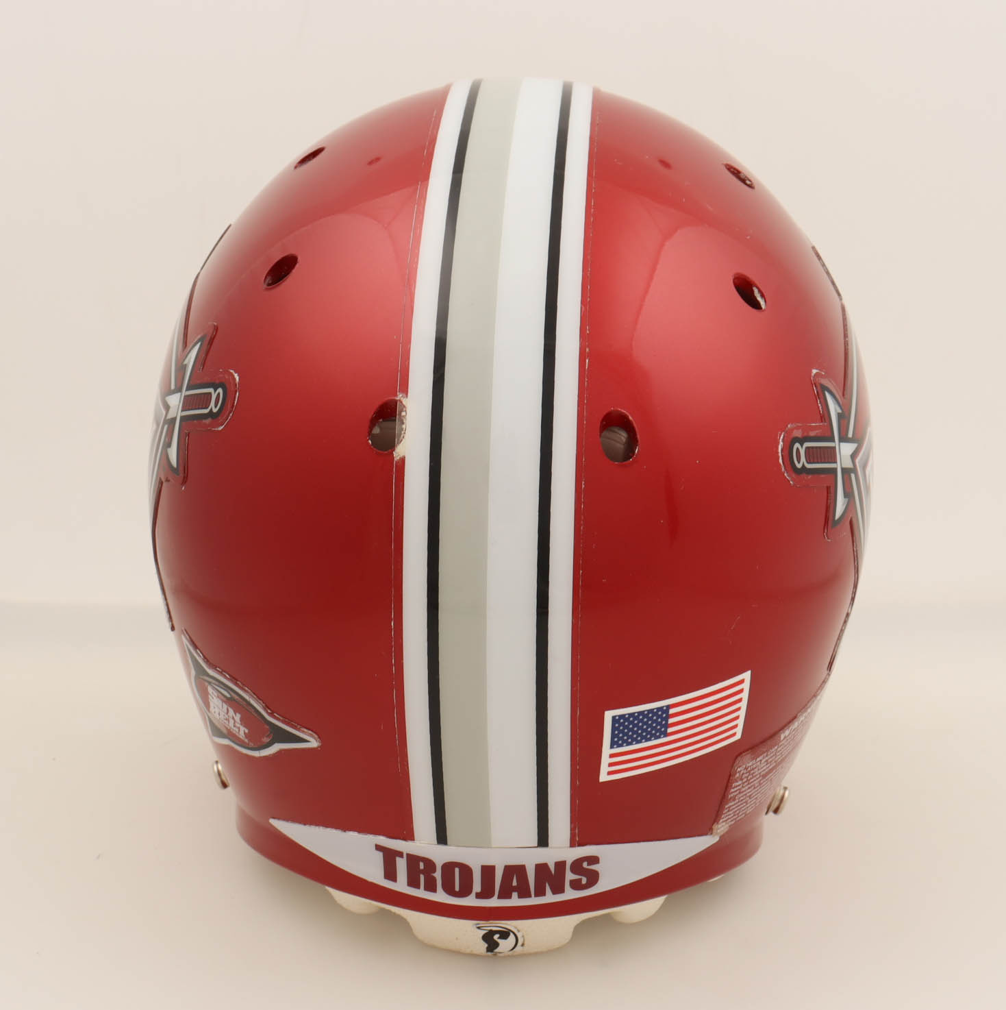 Troy Trojans Full-Size Authentic On-Field Helmet at PristineAuction.com Troy Trojans Full-Size Authentic On-Field Helmet at PristineAuction.com
