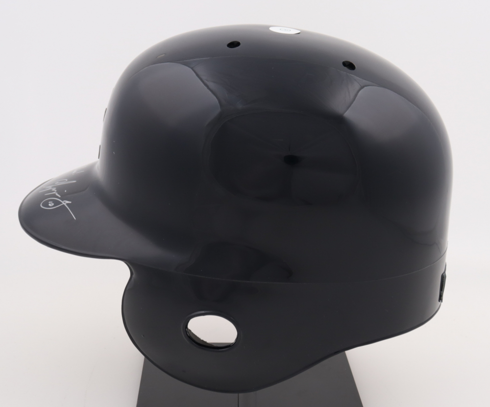 Chipper Jones Signed Braves FullSize Batting Helmet with Display Case