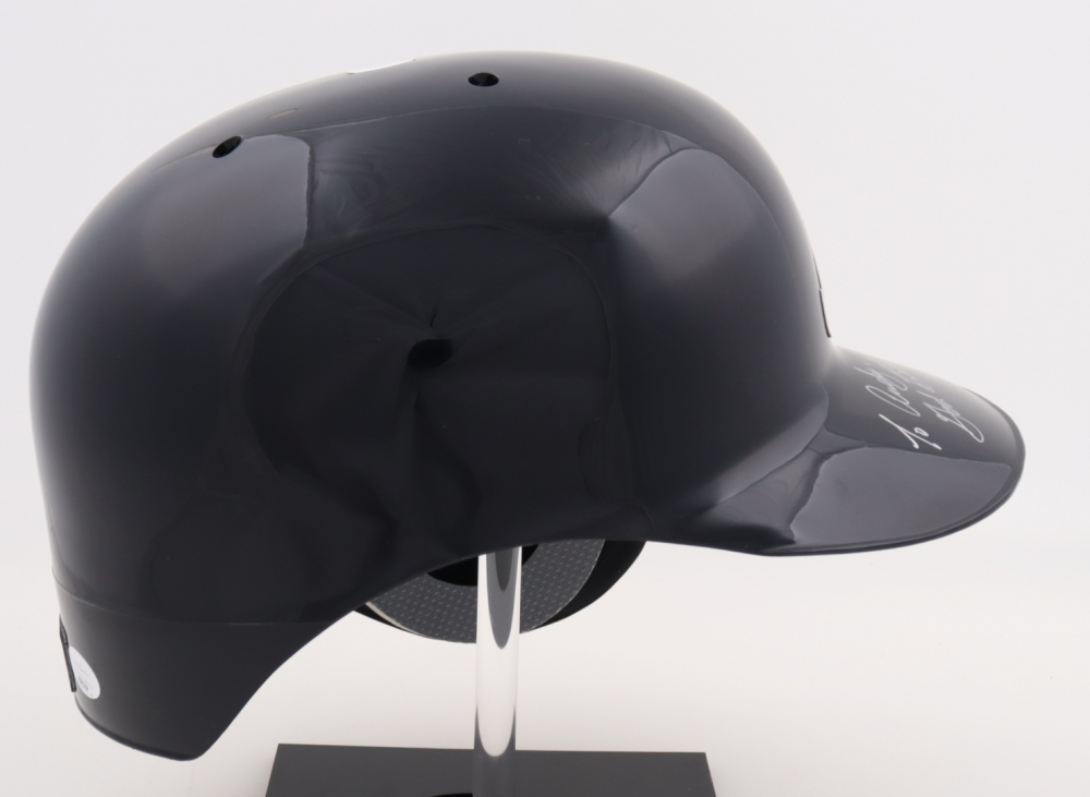 Chipper Jones Signed Braves FullSize Batting Helmet with Display Case