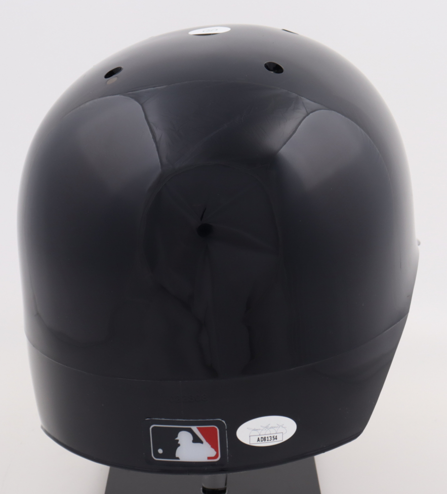 Chipper Jones Signed Braves FullSize Batting Helmet with Display Case